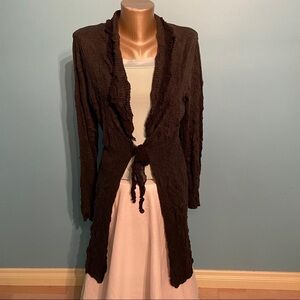 Aprico crinkled cardigan  sweater‎